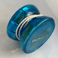 Vintage Duncan Satellite Light-Up Yo-Yo - 70s - Blue Plastic - Good Condition Rare