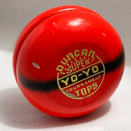 Vintage Duncan Super Tournament Repica Yo-Yo - Red = Good condition