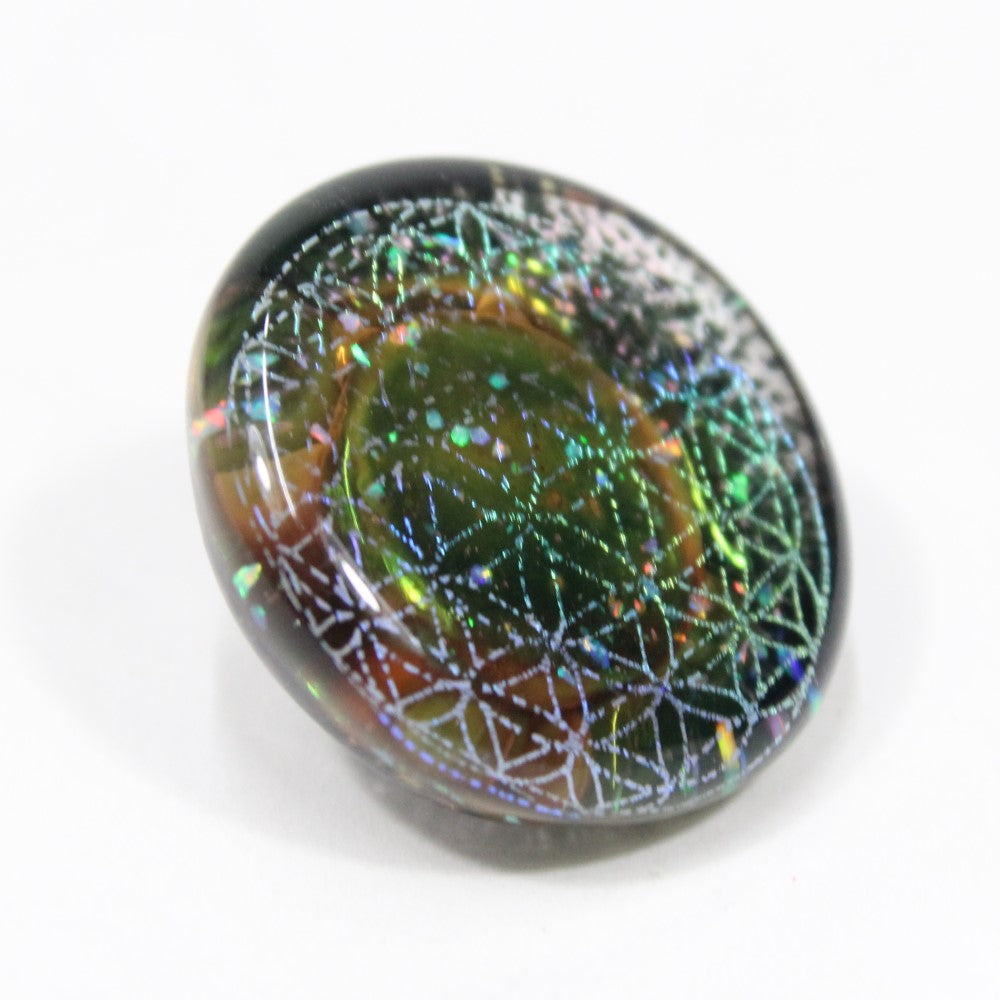 LKGLASS (TopCoinGlass) Spin Top - Hand Spun Glass Spin Tops! — view 3