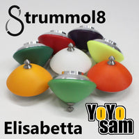 Strummol8 Elisabetta Spin Top - POM with Aluminum Spinning Top