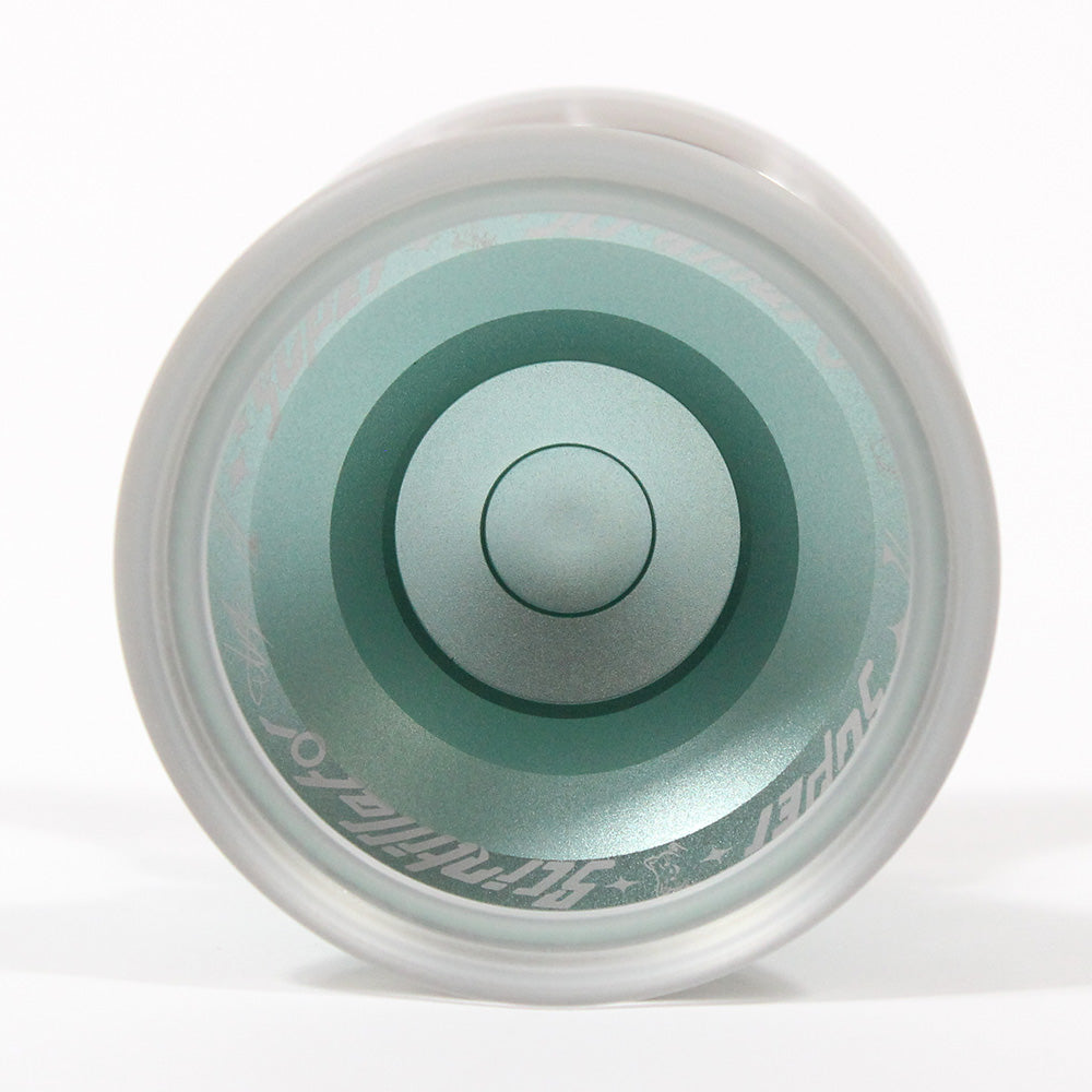 Yoyoscreator シルバー ヨーヨー C3yoyodesign Super Scintillator Yo-Yo - Hybrid Tri-Material