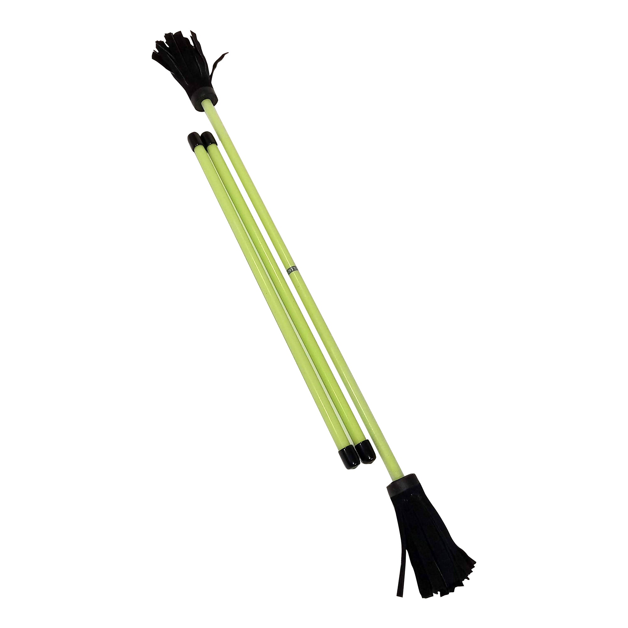 Z-Stix Professional Juggling Flower Sticks-Devil Sticks and 2 Hand Sticks,  Beginner Friendly - Neon Series (Mosquito (17 HS 22 Stick), Yellow)