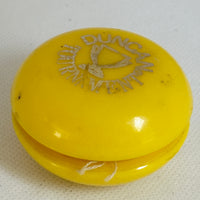 Vintage Duncan Special Yo-Yo -Good Condition-Yellow with Gold Seal - Plastic-70s