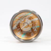 C3yoyodesign Galaxy Dinosaur Yo-Yo - Titanium Ring Bi-Metal YoYo