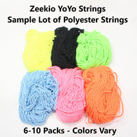 Zeekio Yo-Yo Strings - Sample Lot of Yo-Yo Strings - Polyester - 60 Strings - (Color Combinations Vary)