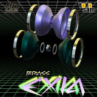 MK1 YOYOS Brass Exia Yo-Yo - Brass Weight Ring - Bi-Metal YoYo