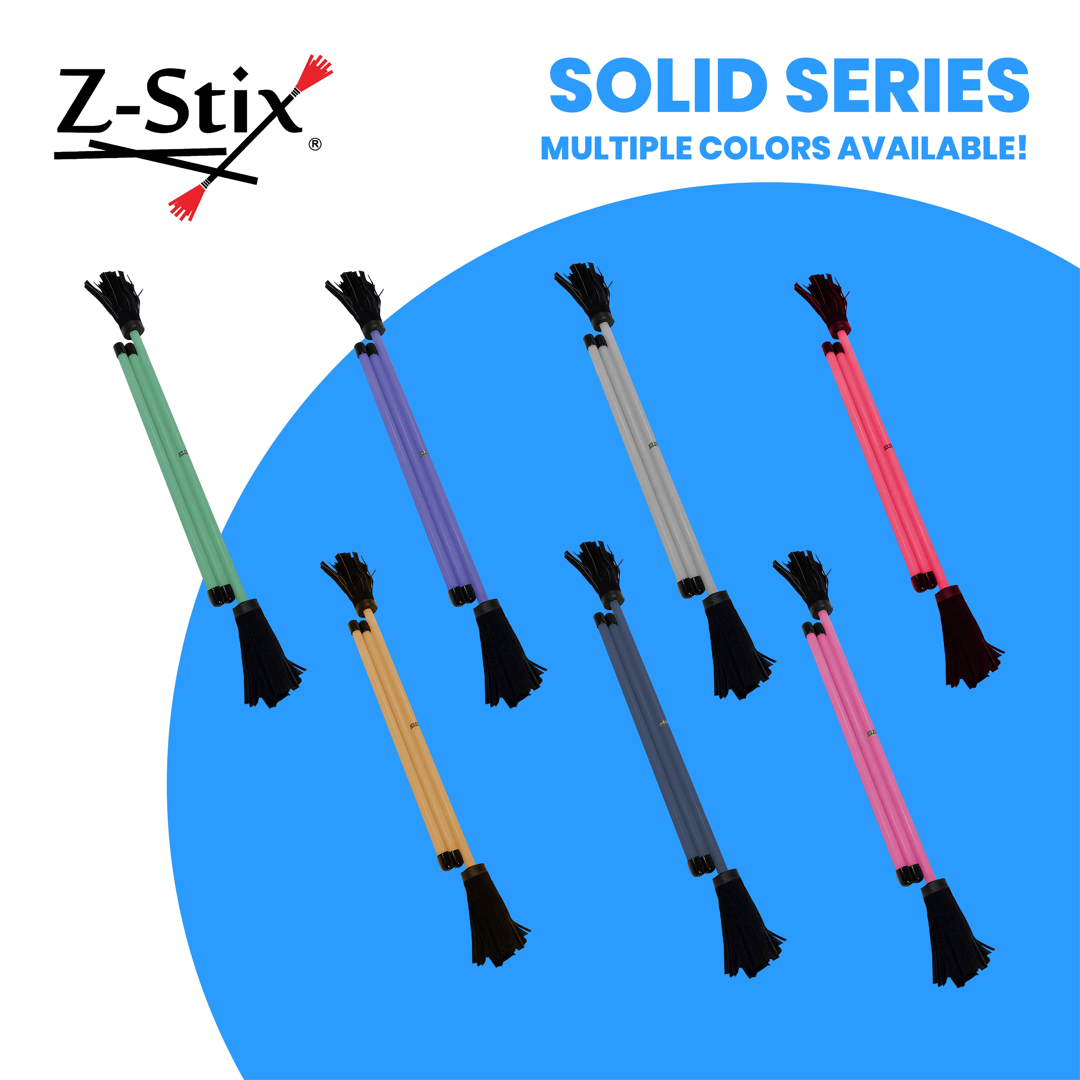 Z-Stix Professional Juggling Flower Sticks/Devil Sticks and
