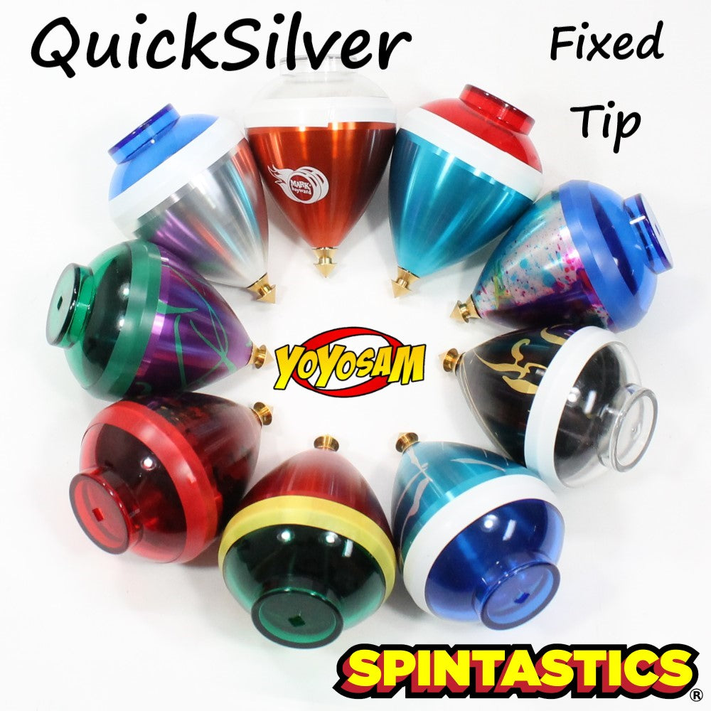 Spintastics QuickSilver Hybrid Spin Top - Fixed Tip – YoYoSam