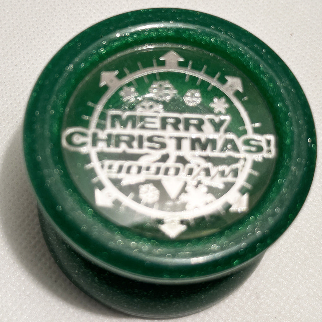 YoYoJam Rare Merry Christmas Journey Yo-Yo Green Glitter