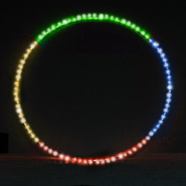 Zeekio LED Hoop Rechargeable with Remote - Flow Toy - Ultra Bright Multi Color Light Up Collapsible