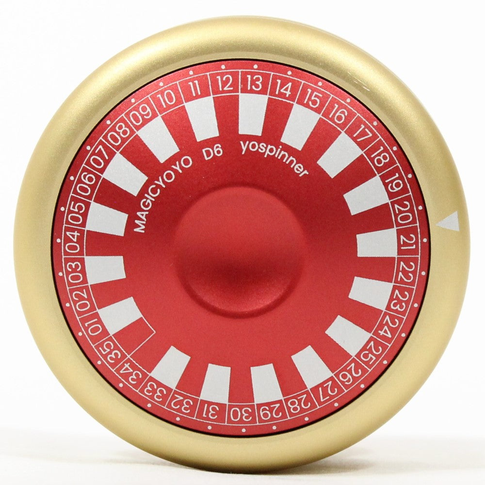MAGICYOYO D6 YOSPINNER Yo-Yo - Multi-Functional Toy - Aluminum 2A