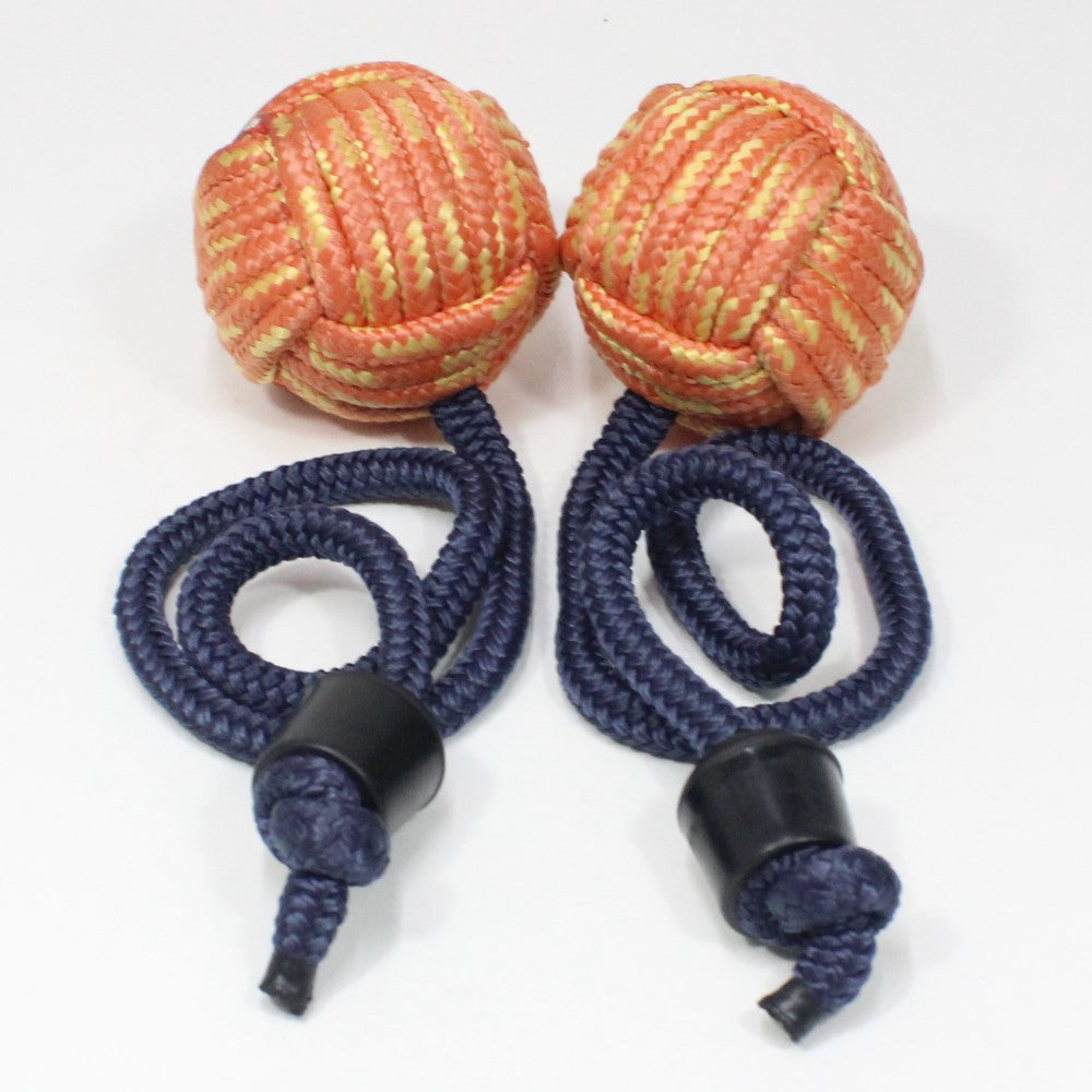 Wolf Poi 85mm Handmade Monkey Fist Contact Poi — view 3
