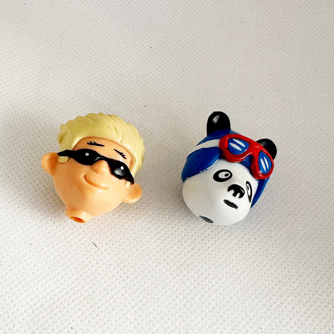 Vintage Duncan Counterweights - 2- 1 Yo-Yo Guy, 1Panda Excellent Condition