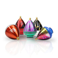 Spintastics Quicksilver Spintop, Ball-bearing Tip, Aircraft Aluminum Body, String included