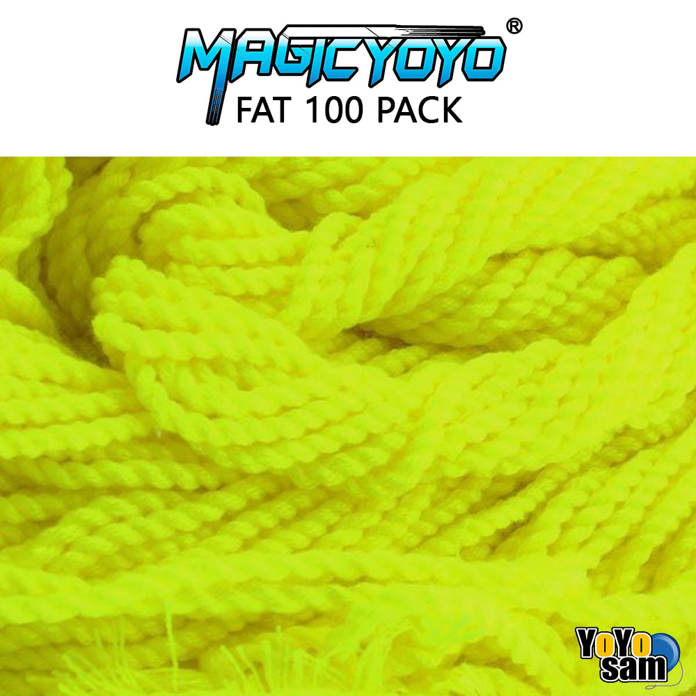 MAGICYOYO Polyester Yo -Yo Strings - 100 Pack - 100% Polyester - FAT ...