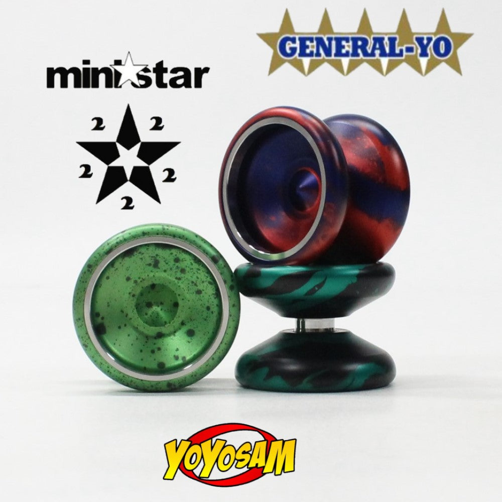 GENERAL-YO Mini-Star 2 Yo-Yo -Undersized Bi-Metal YoYo – YoYoSam