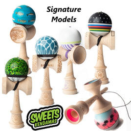 OPEN BOX - Sweets Kendamas Signature Models -Wood Kendama - Sticky Paint
