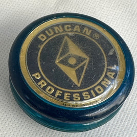 Vintage, Duncan Diamond Professional Plastic looping Yo-Yo Dark Blue Good to Fair condition