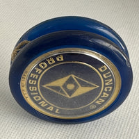 Vintage, Duncan Diamond Professional Plastic looping Yo-Yo Dark Blue Good condition
