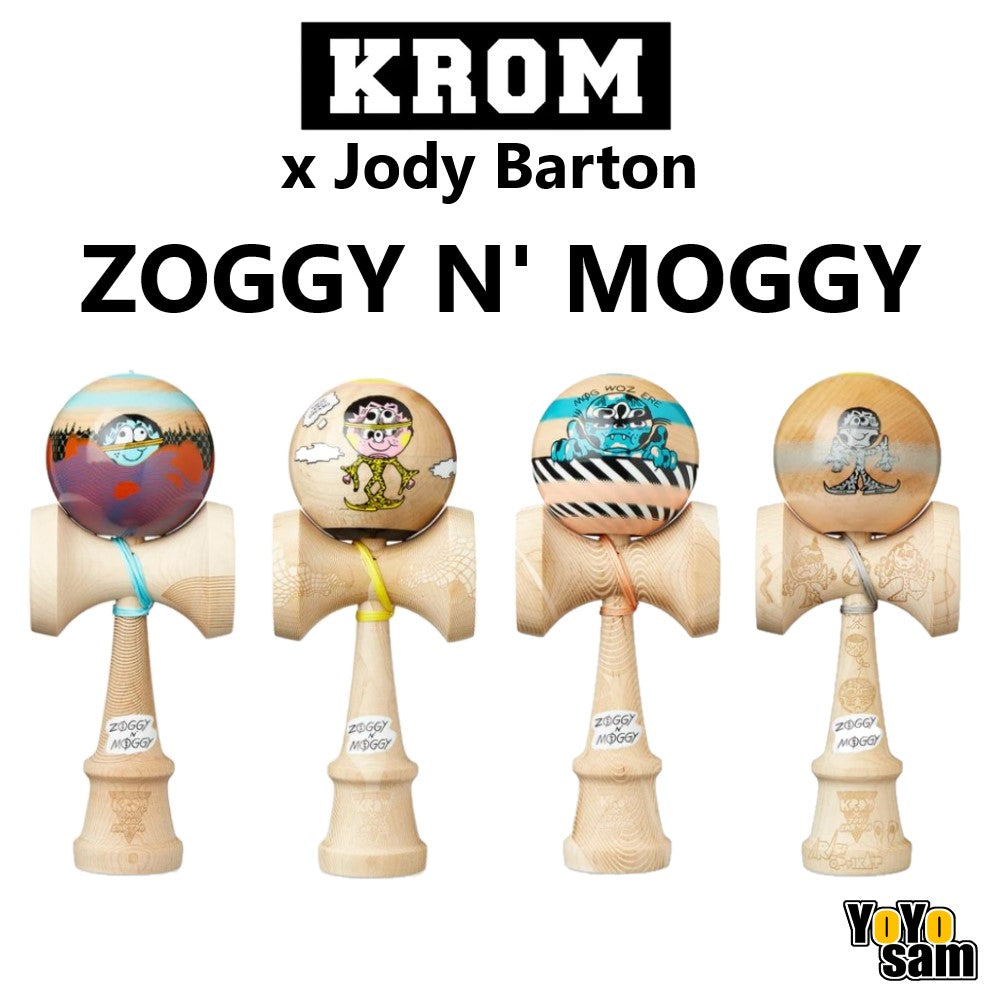 KROM Kendama x JODY BARTON - ZOGGY N' MOGGY Collection