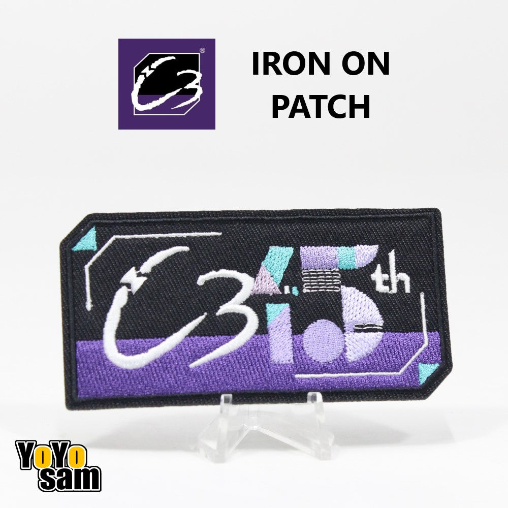 C3yoyodesign Iron on Yo-Yo Patch - Adheres to Most Materials!