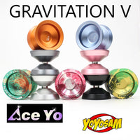 Ace Yo Gravitation 5 Yo-Yo - Mono-Metal Aluminum YoYo