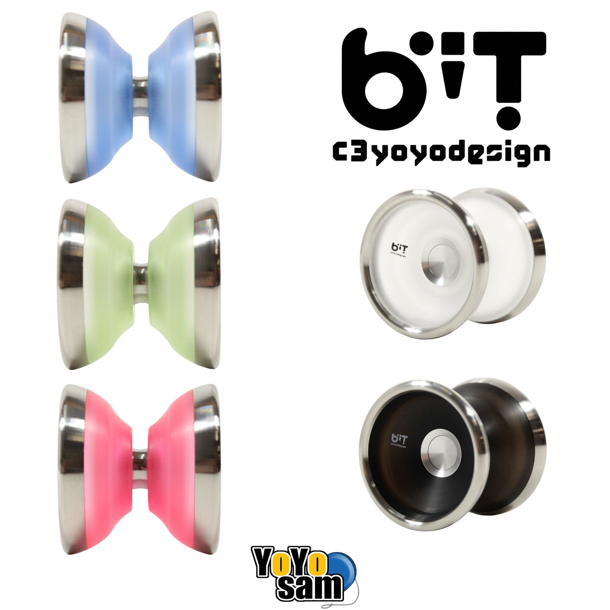 C3ヨーヨーデザイン bit C3yoyodesign Bit Yo-Yo - Undersized Multi-Material YoYo – YoYoSam