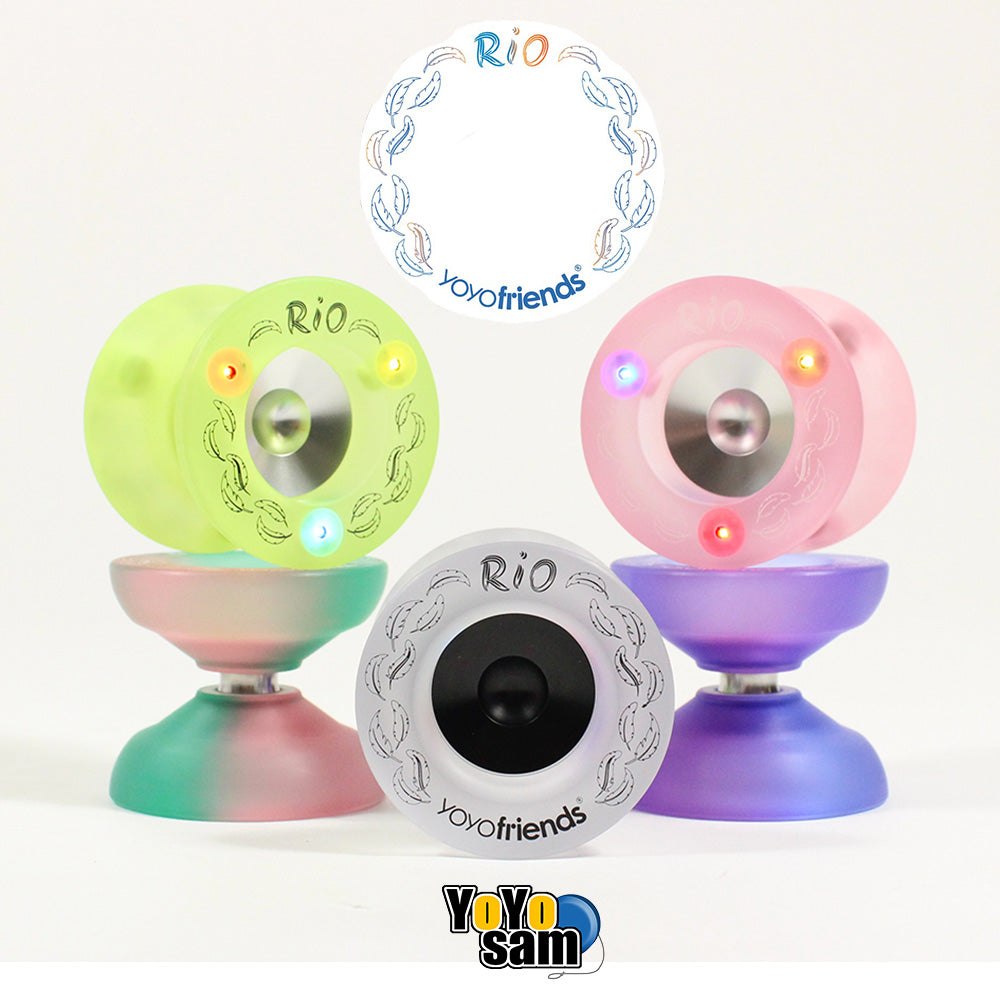 yoyofriends RIO Yo-Yo - PC Bodied YoYo with a 6061 Core – YoYoSam