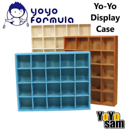 YOYOFORMULA Wooden Yo-Yo Display Box - YoYo Display Case - Many Sizes and Styles