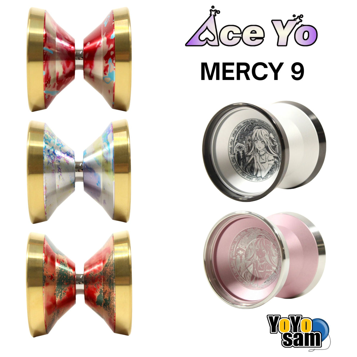 Ace Yo Mercy 9 Yo-Yo - Bi-Metal YoYo – YoYoSam