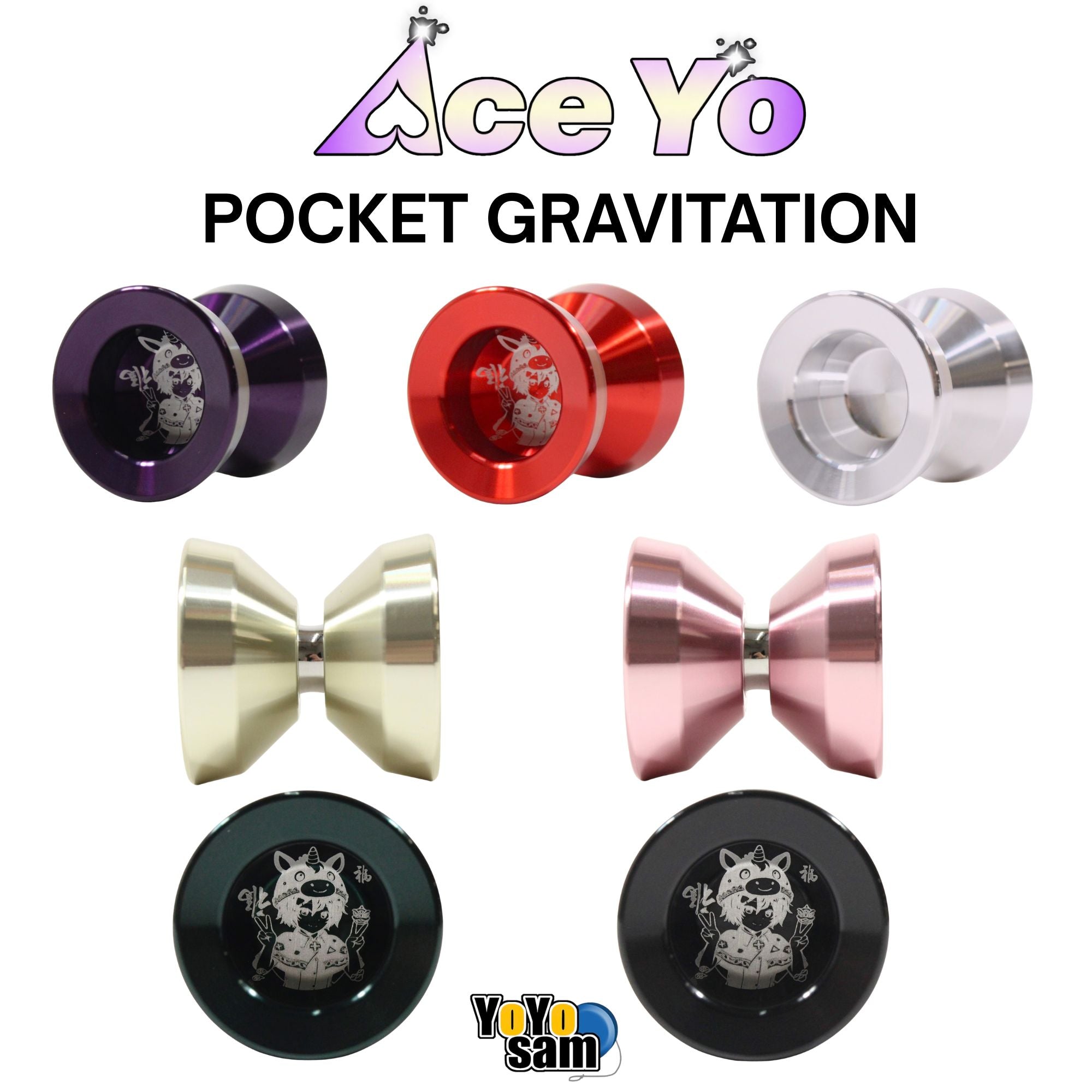 Ace Yo Pocket Gravitation Yo-Yo - Mono-Metal YoYo | YoYoSam