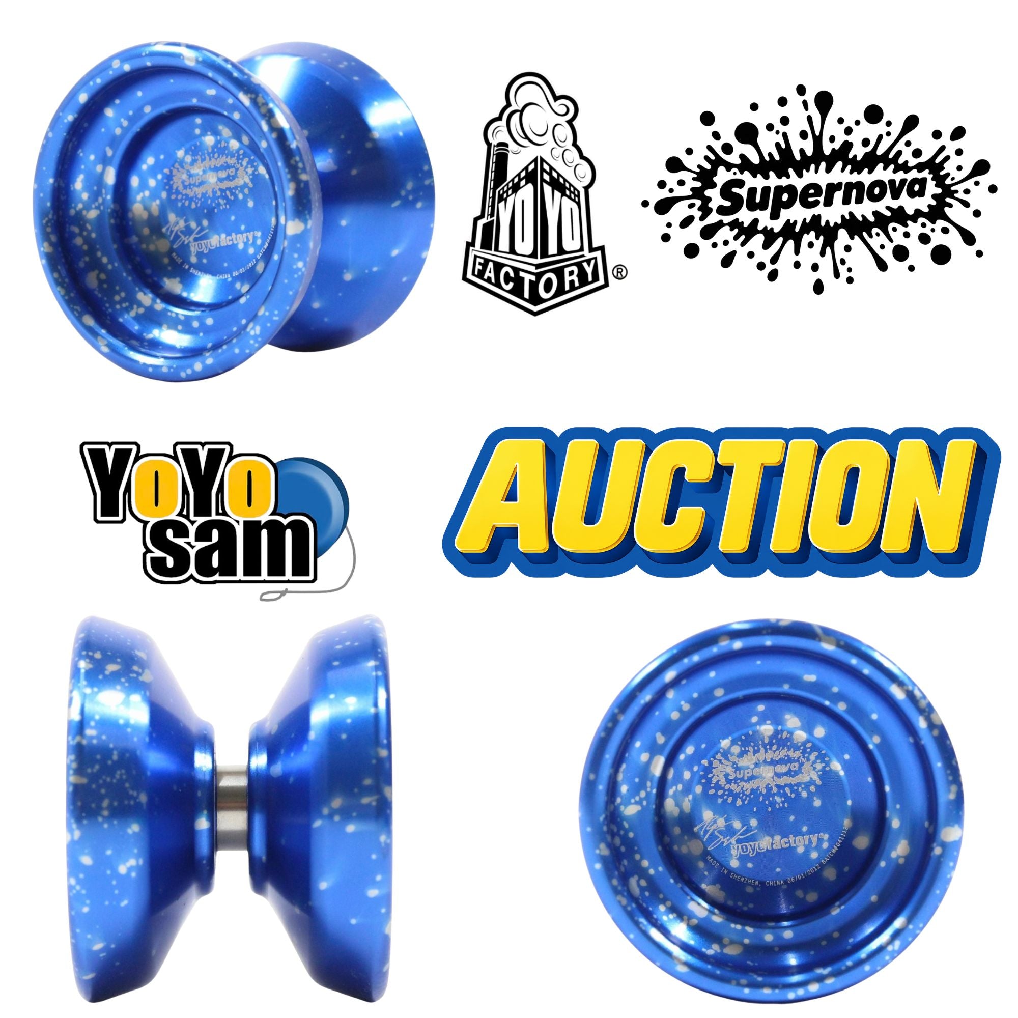 Vintage 2012 YoYoFactory Supernova Yo-Yo - Auction - Tyler