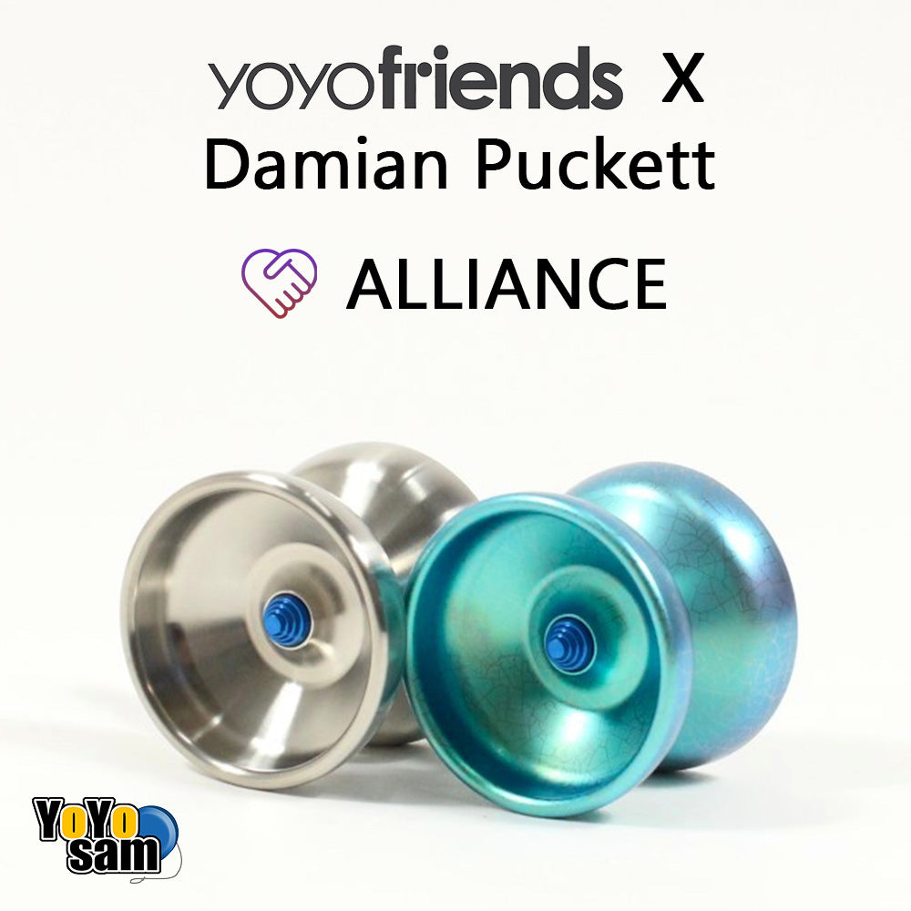 yoyofriends x Damian Puckett Alliance Yo-Yo - Titanium YoYo with