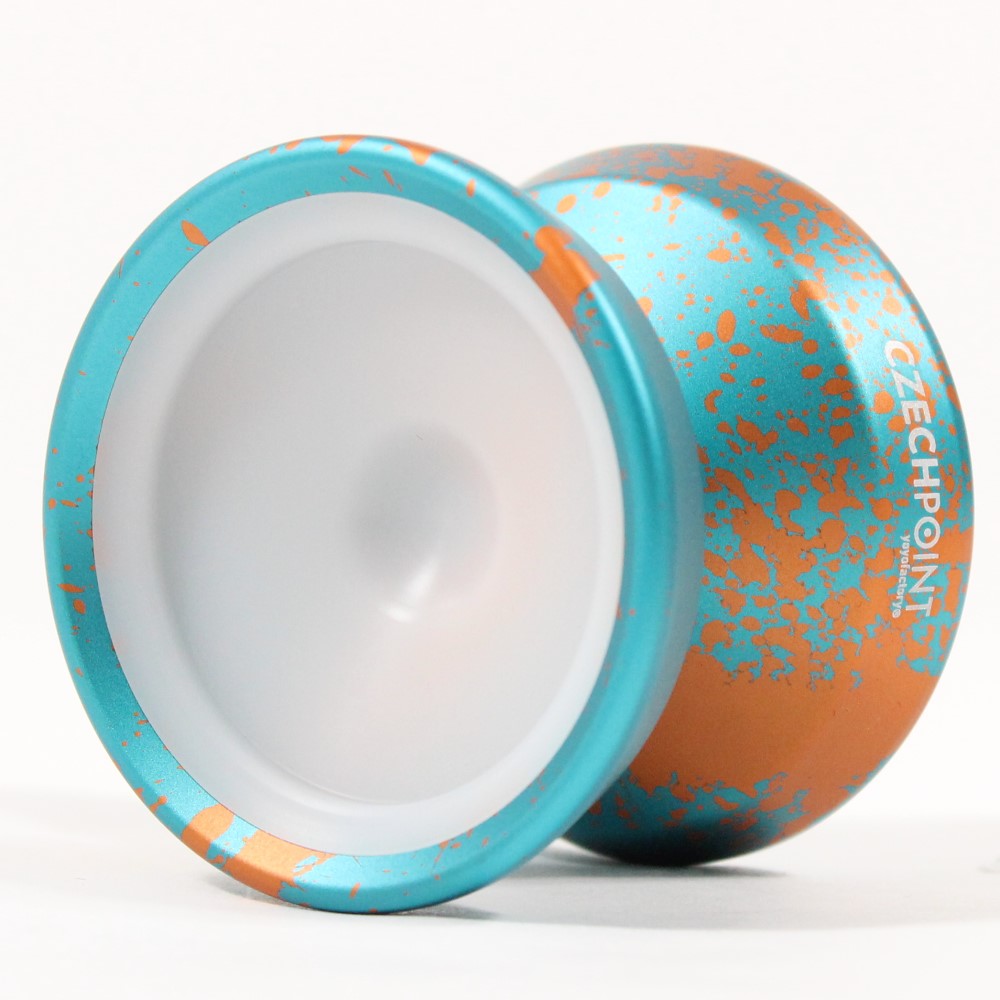 ꕤ︎︎ぽこぽんꕤ︎︎No.147フェザー with ヒノキチップチャーム‪·̩͙꒰ঌ YoYoFactory Czech Point Pivot Yo-Yo- POM Fingerspin Cap- Metal
