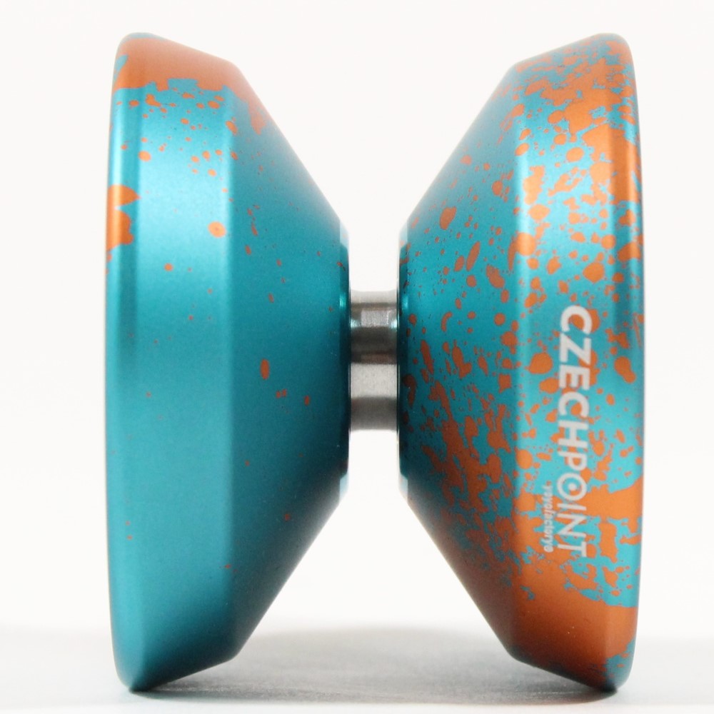 YoYoFactory Czech Point Pivot Yo-Yo- POM Fingerspin Cap- Metal