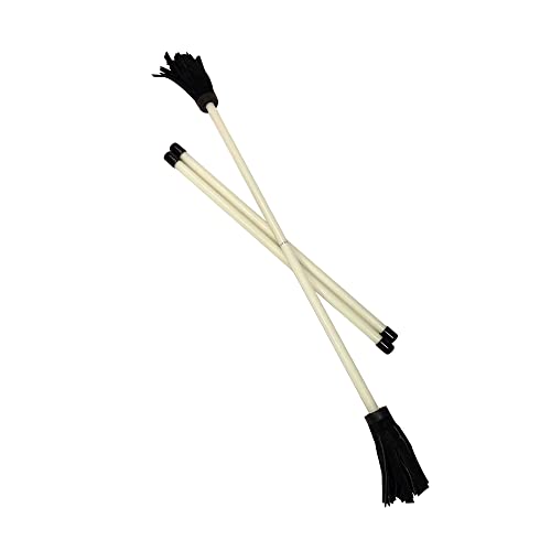 Z-Stix Professional Juggling Flower Sticks-Devil Sticks and 2 Hand Sticks, High Quality, Beginner Friendly - Neon Series Mosquito / Neon Purple