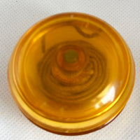 Vintage Duncan Fluer-de-lis Imperial Yo-Yo -Faded Orange- 70s Fair Condition - Seal is very faded.