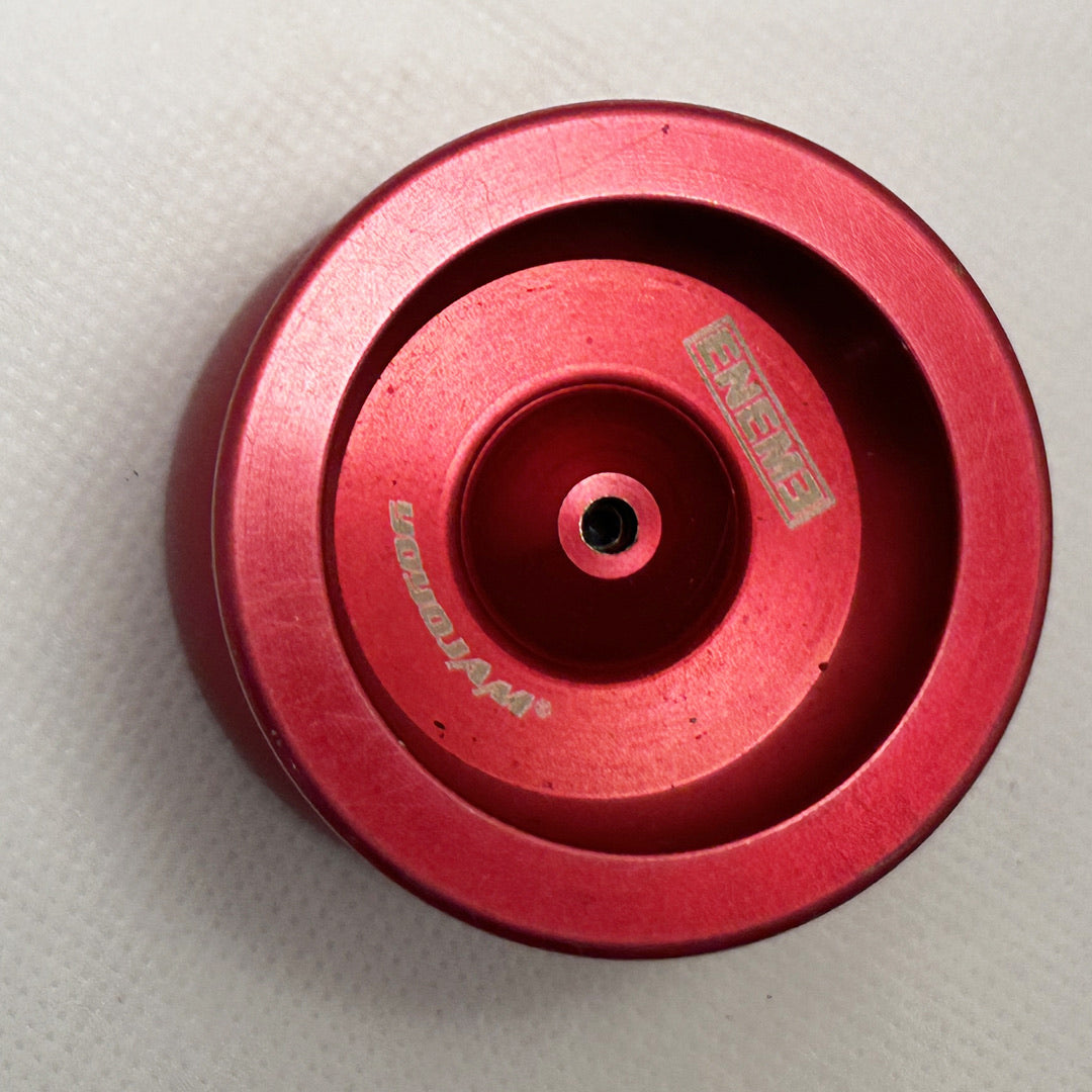 YoYoJam ENEME Yo-Yo -Aluminum Yo-Yo RED, very good Condition – YoYoSam