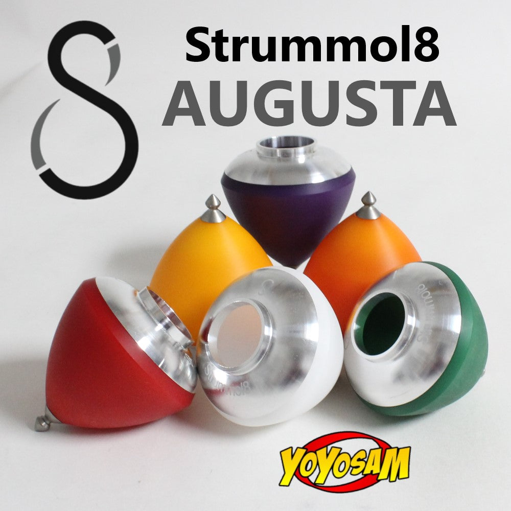 Strummol8 Augusta Spin Top - POM with Aluminum Classic Spinning Top