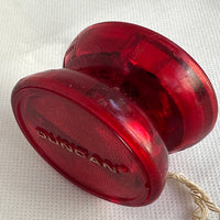 Vintage Duncan Satellite Light-Up Yo-Yo - 70s - Plastic - Good Condition Red