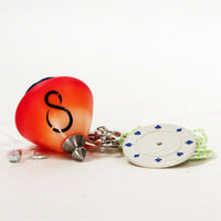 Strummol8 Delrin Spin Top and Keychain - Love