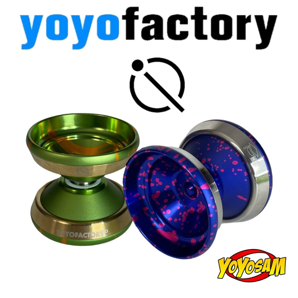 YoYoFactory IQ Yo-Yo - Wide Bi-Metal Performer YoYo – YoYoSam