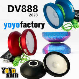 YoYoFactory DV888 2023 Yo-Yo - Polycarbonate Fingerspin YoYo