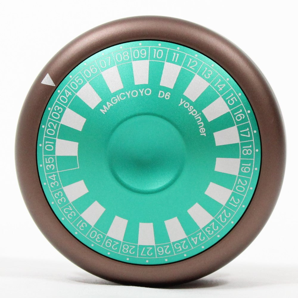 MAGICYOYO D6 YOSPINNER Yo-Yo - Multi-Functional Toy - Aluminum 2A