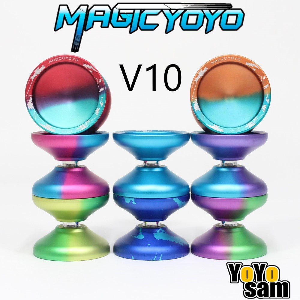 MAGICYOYO V10 Yo Yo Unresponsive Beginner Metal Fingerspin YoYo