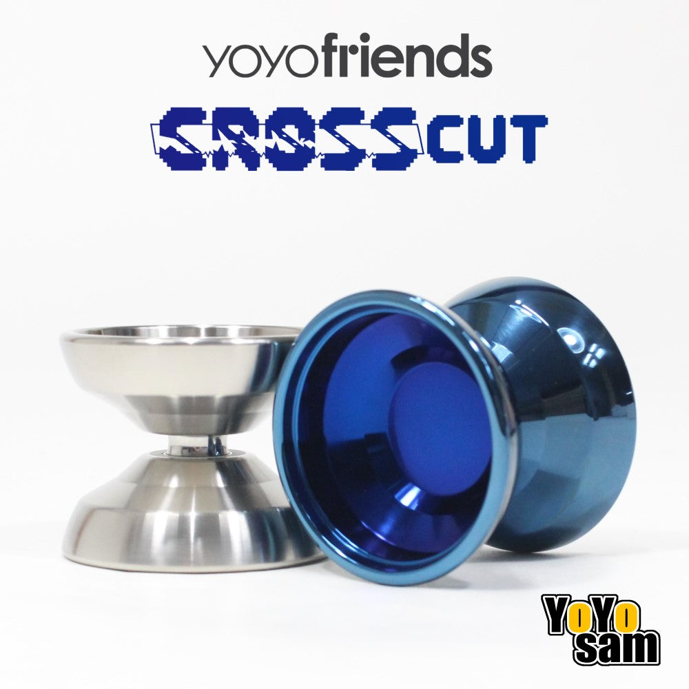 yoyofriends Crosscut Yo-Yo - Titanium with Enhanced Power and Stability YoYo