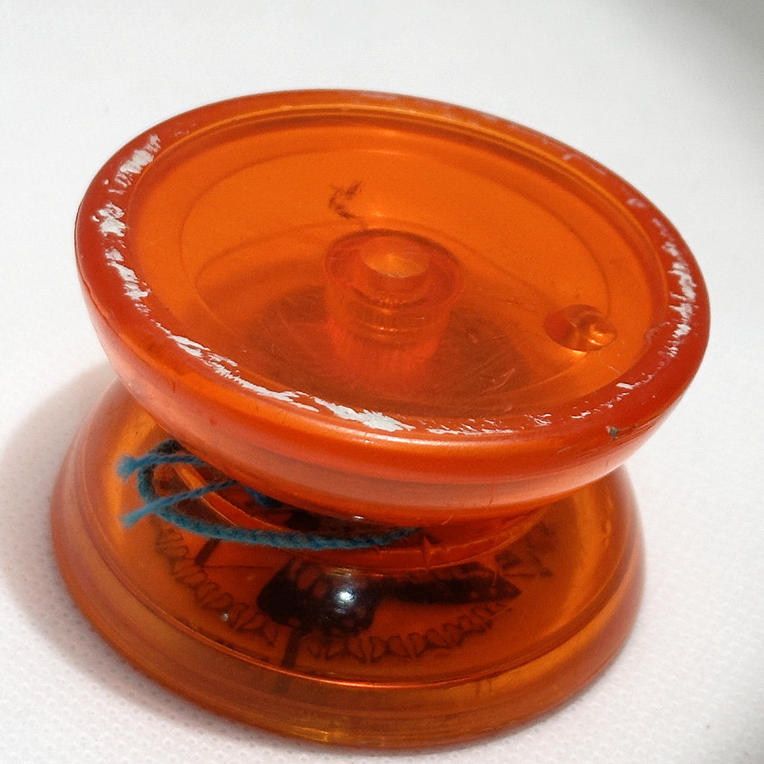 Vintage Duncan Butterfly Yo-Yo - Late 90s Transluscent Red with