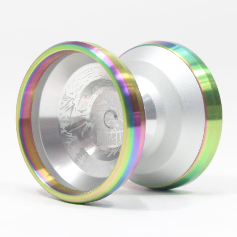 C3yoyodesign Delphinium Yo-Yo - Mono-Metal Titanium YoYo