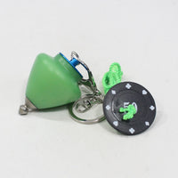Strummol8 Delrin Spin Top and Keychain - Love