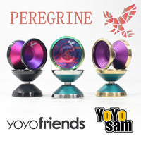 yoyofriends Peregrine Yo-Yo - Aluminum with Stainless Steel Rings - Bi-Metal YoYo